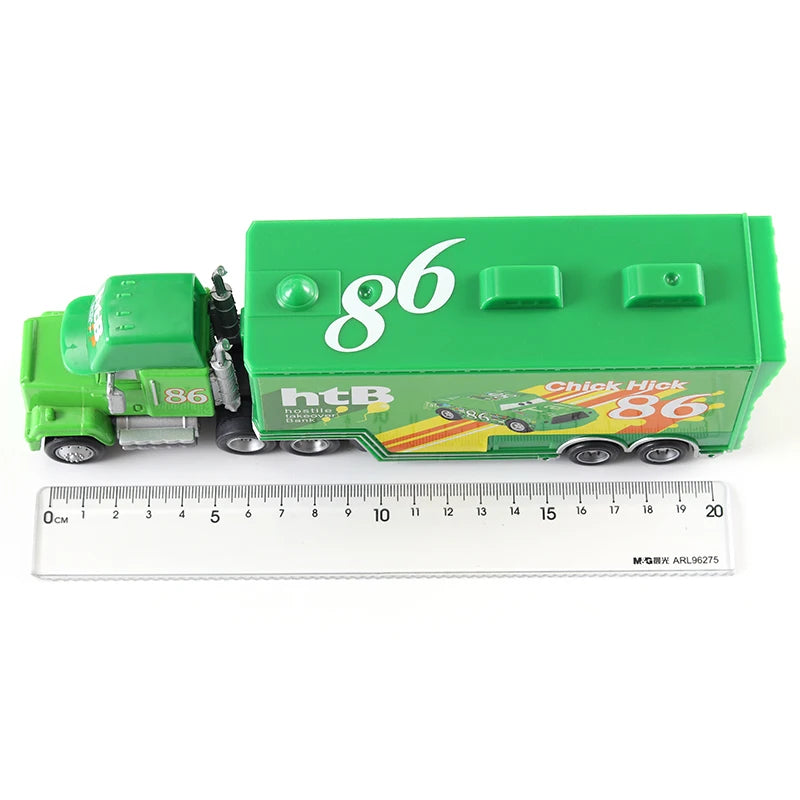 Disney Pixar Cars 3 2 Toy Lightning Mcqueen Mack Truck Mater Miss Fritter Frank Queen Cars