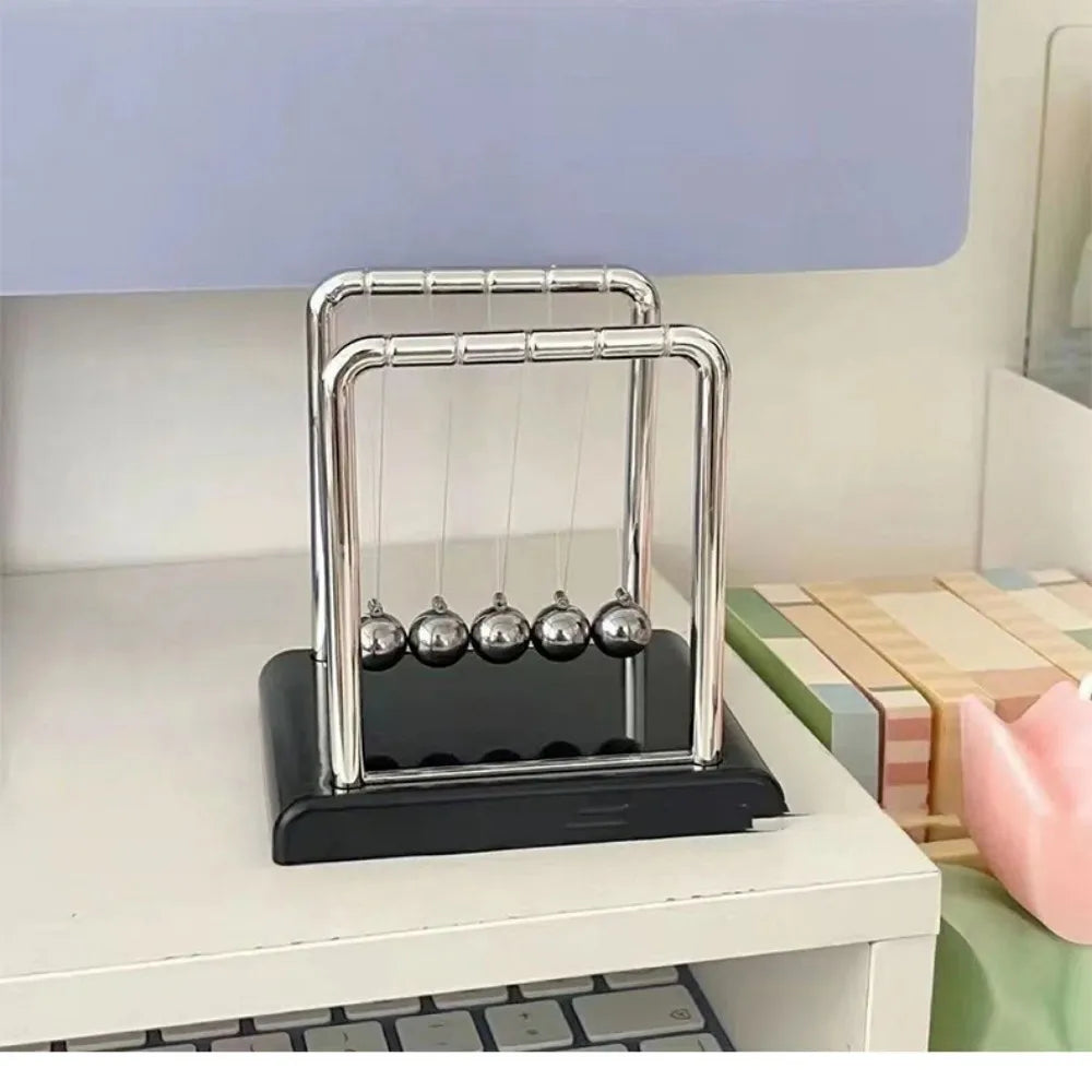 Newton's Cradle Balance Steel Ball Teaching Supplies Physics Science Pendulum Desktop Toys Home Decoration