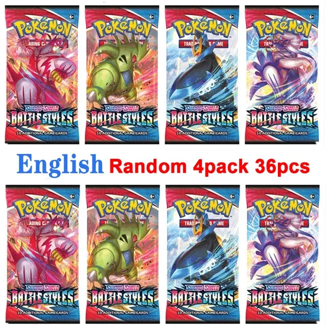4 Pack Pokemon Cards 151 Team up Sun & Moon Thunder English Trading Card Collectible
