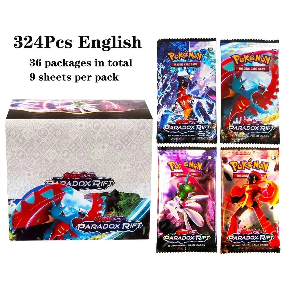 2025 324Pcs Pokemon Cards Sun & Moon Evolutions Unified SHINING Booster Box Collectible Tradiner Card Game toy