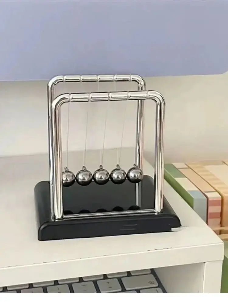 Newton's Cradle Balance Steel Ball Teaching Supplies Physics Science Pendulum Desktop Toys Home Decoration