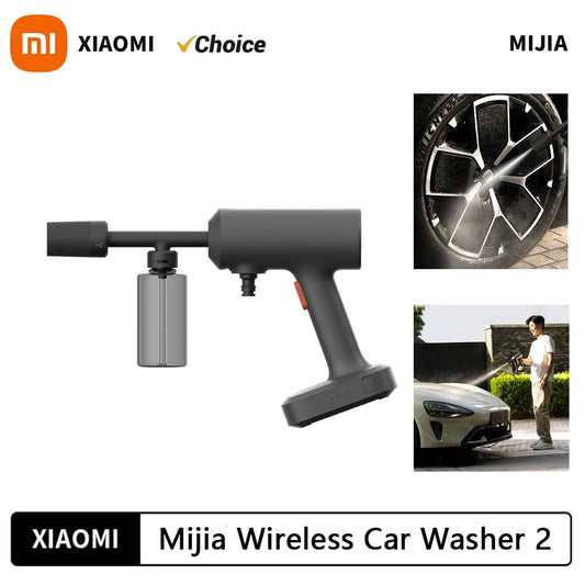Original New Xiaomi Mijia Wireless Car Washer 2 160L/h Large Water Volume Efficient Flushing High Pressure cleaning