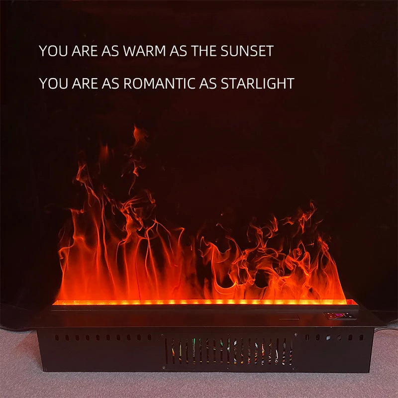 Electric Water Vapor Atomized Fireplace Customized Room TV Stand Decoration Humidifier 3D Vapour Fog Steam Indoor