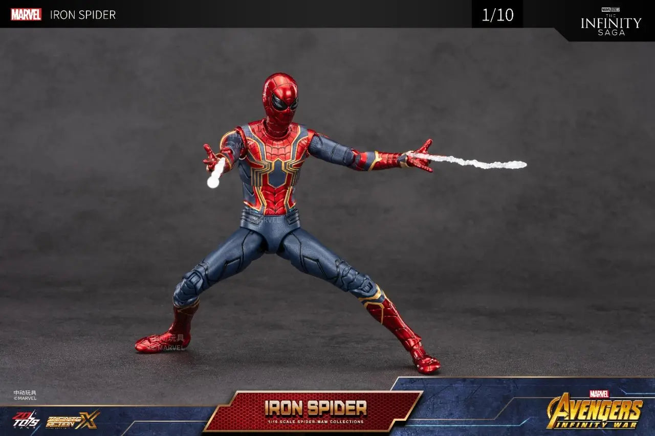 Spider Man No Way Home Action Figure Peter Parker Gold Black Red Model  Adult Collectible Toy