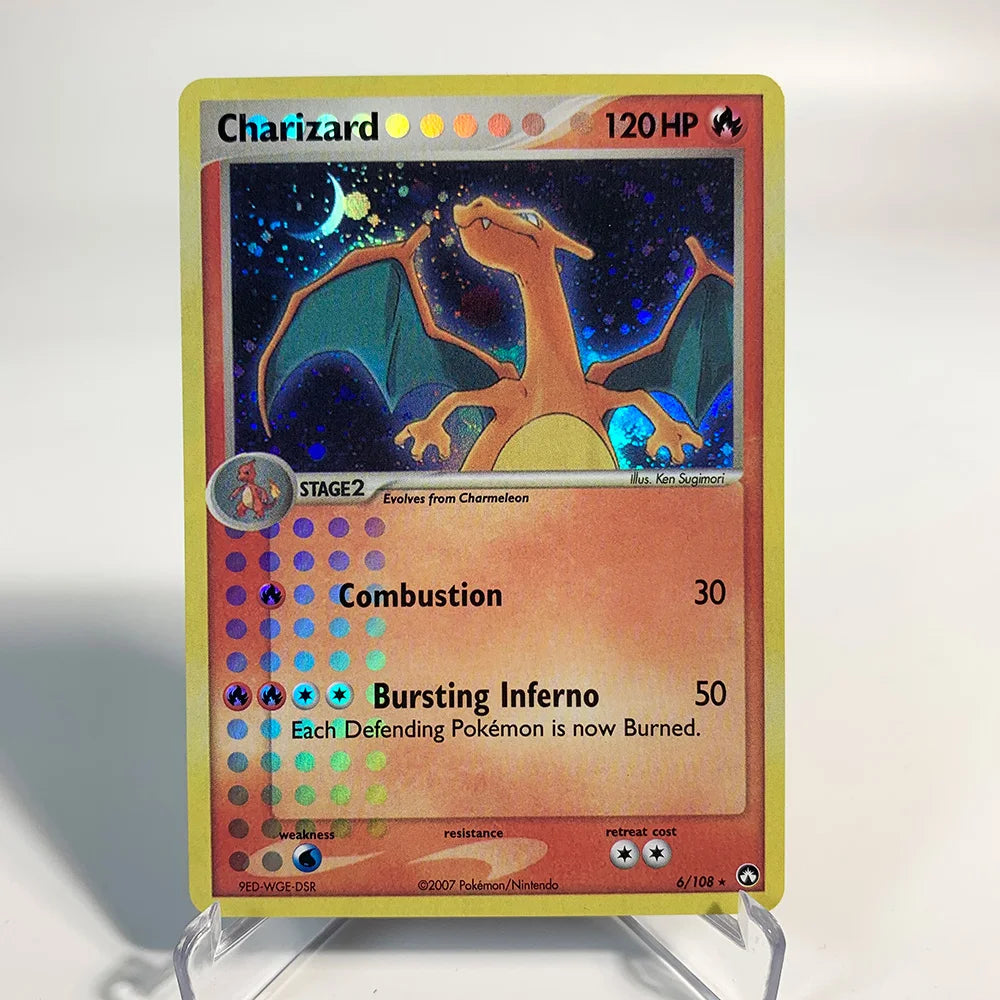 Charizard Pokemon Cards Shining CHolographic Ex GX VMX Hobbies Rare Collection
