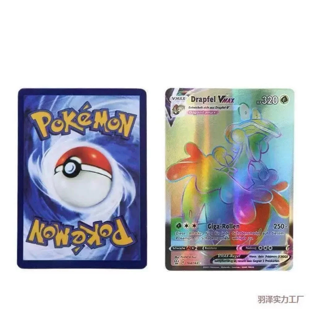 10-100Pcs New English Pokemon Vmax GX Game Battle Card Collection