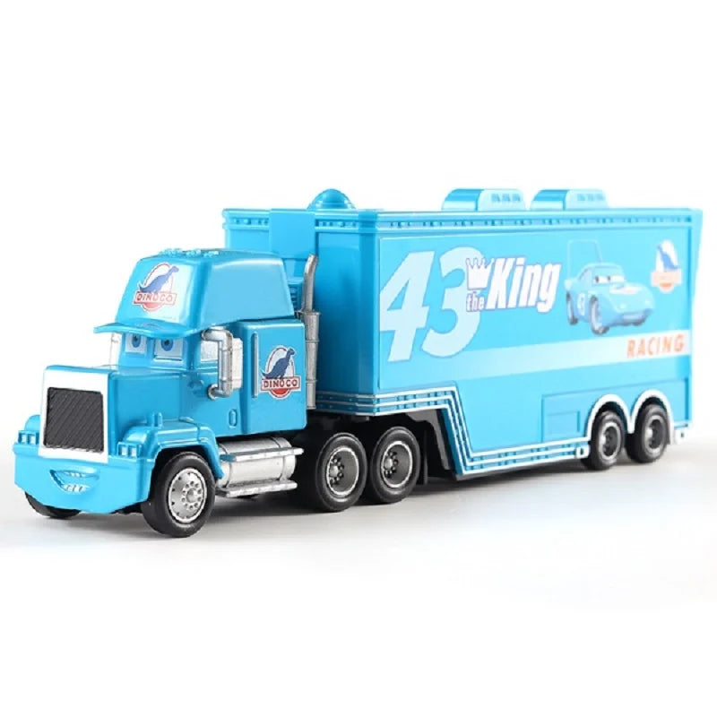Disney Pixar Cars 3 2 Toy Lightning Mcqueen Mack Truck Mater Miss Fritter Frank Queen Cars
