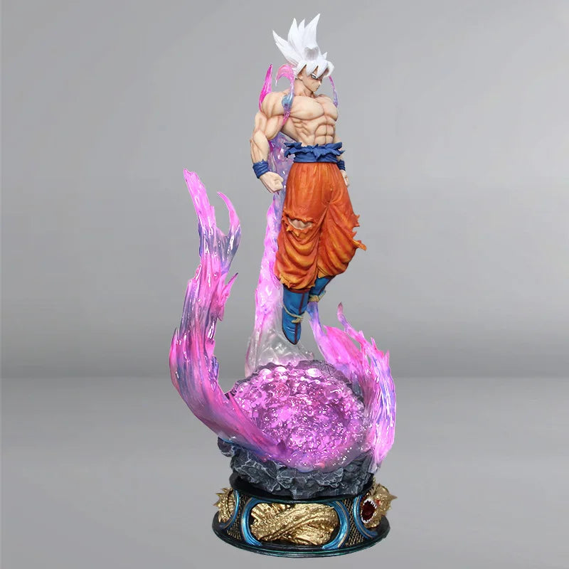 New Dragon Ball 25cm Ultra Instinct Super Saiyan Figurine Pvc Statue Model Ornament Collection