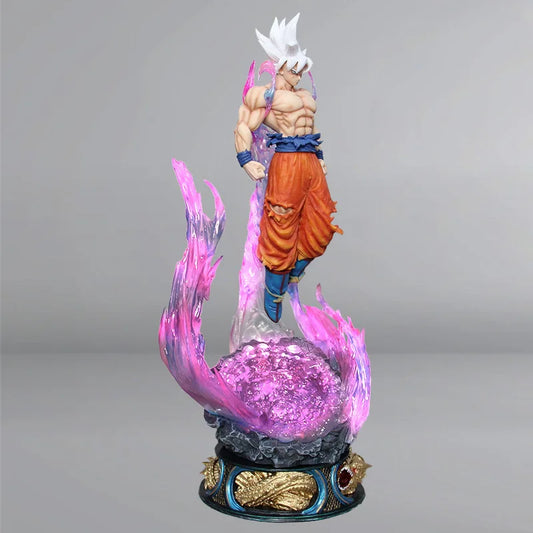 New Dragon Ball 25cm Ultra Instinct Super Saiyan Figurine Pvc Statue Model Ornament Collection