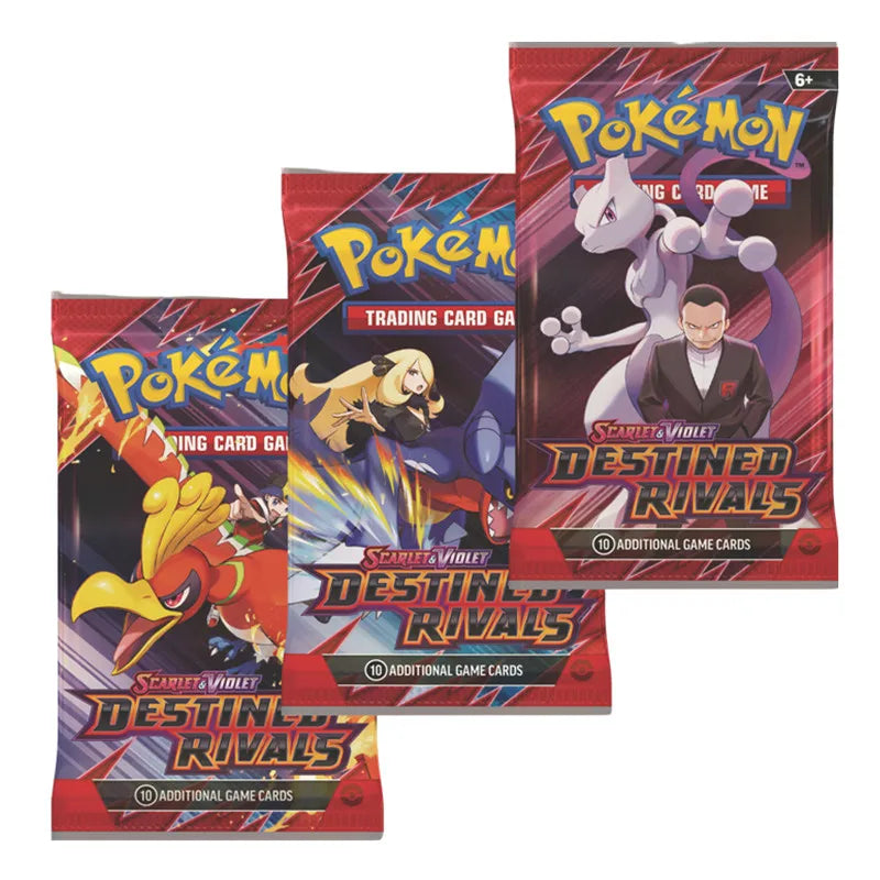 360Pcs Pokemon Destined Rivals Prismatic Evolutions Card Stellar Crown 151 Ultra Prism English Booster Battle Transaction Card