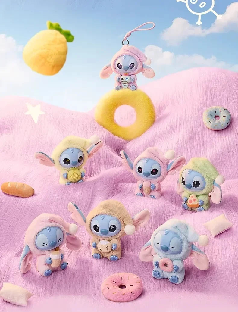 New Stitch Eat Some Thing Before Sleep Series Vinyl Blind Box Cute Doll Mystery Box Toy Adult Gift
