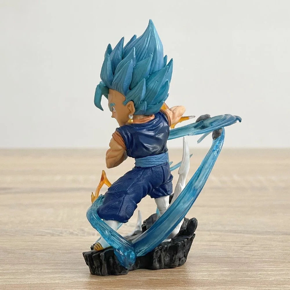 Hot Dragon Ball Z Anime Figure Q Version Vegeta 11CM Collection Figurine Model Toys