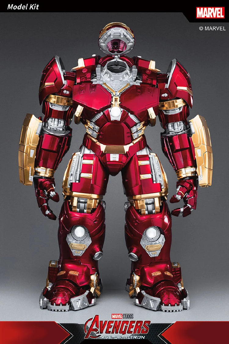Marvel Anti-Hulk Armor Assemble Toy Movie Character Model 18 Inches Action Figures LED Emit Light Model Gift