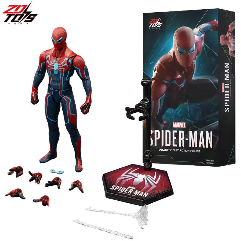Spider Man No Way Home Action Figure Peter Parker Gold Black Red Model  Adult Collectible Toy