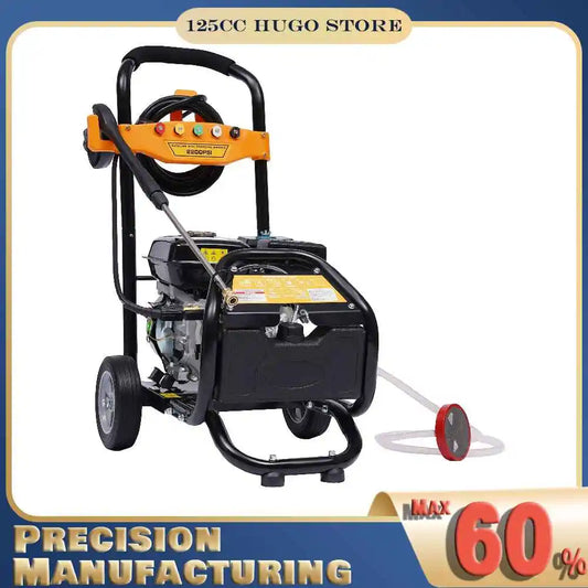 High Pressure Washer 7.5Horsepower 150Bar Gun Cleaning Machine w/ 5Nozzles Complete Kit