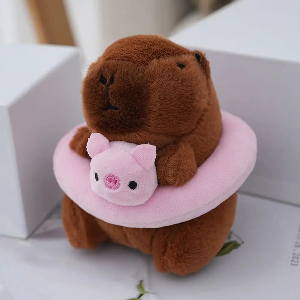 Cute Capybara Plush Toy Hoodie with Wings Simulation Doll Small Size Stuffed Animals