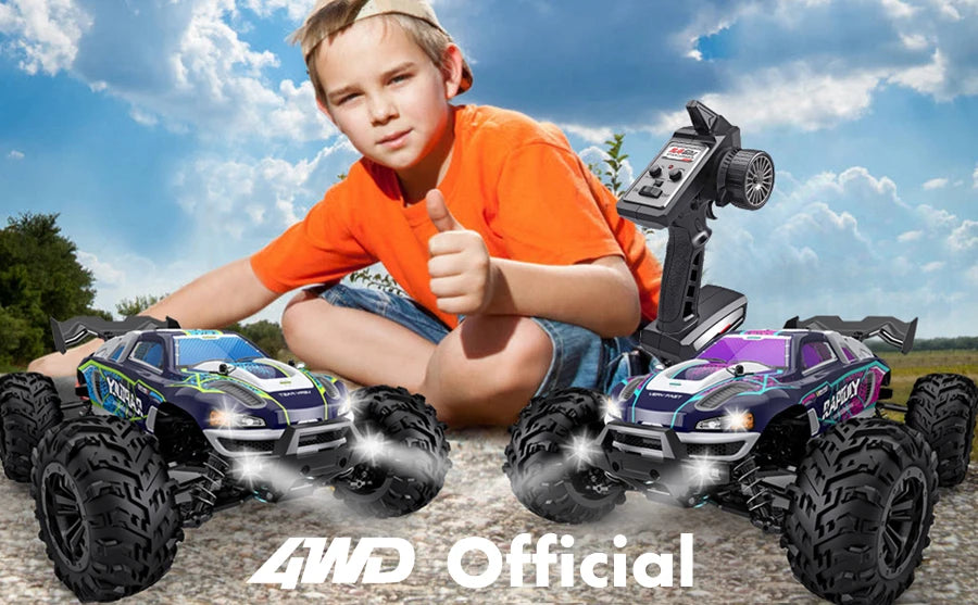 4WD 1:16 80KM/H Super Brushless 50KM/H Brushed RC Car 4x4 Off Road High Speed Drift Racing Truck Toy Kids Adults