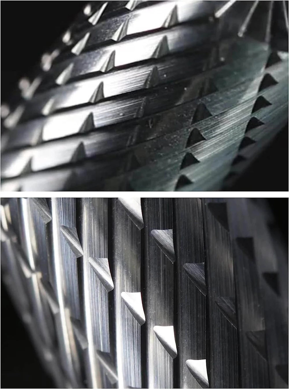 10PCS Carbide Burr Set Compatible with Dremel 1/8" Shank Die Grinder Rotary Tool Rasp Bits Wood Metal Carving Electric Grinding