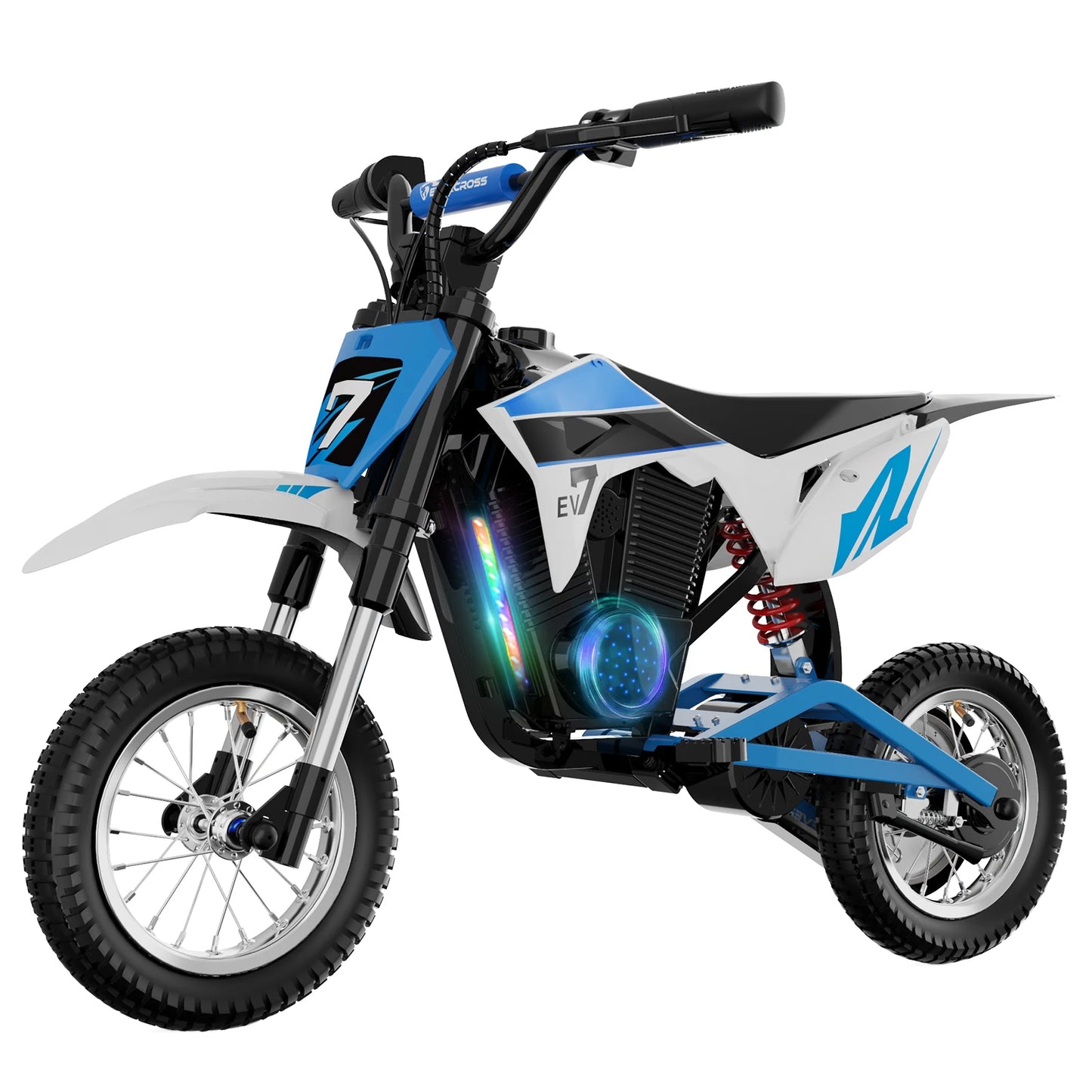 Children's Electric Dirt Bike EVERCROSS PLUS EV12M Pro - 300W, 25 km/h, 15 km Range, Bluetooth & LED, 12'' Tires