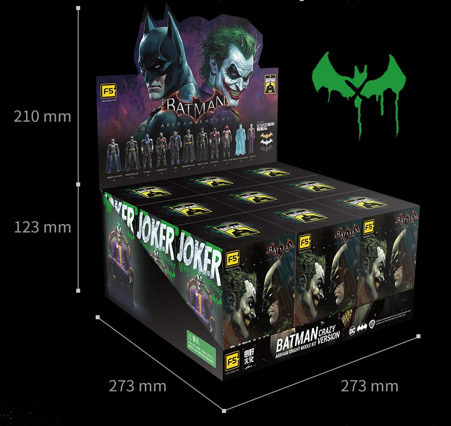 New F5 Batman Arkham Knight Assembled Model Blind Box 11style 10cm Action Figure Collection Model Toys