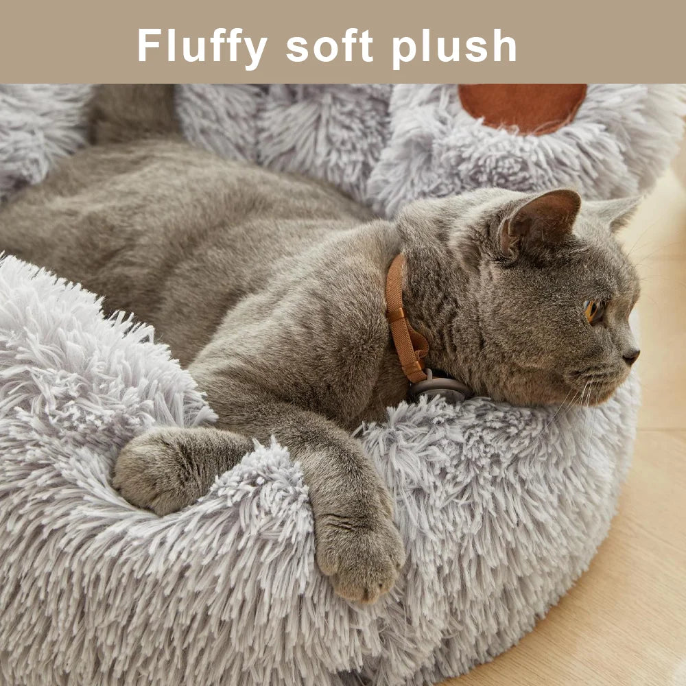 Fluffy Dog Bed Large Pet Products Sofa Baskets Pets Kennel Mat