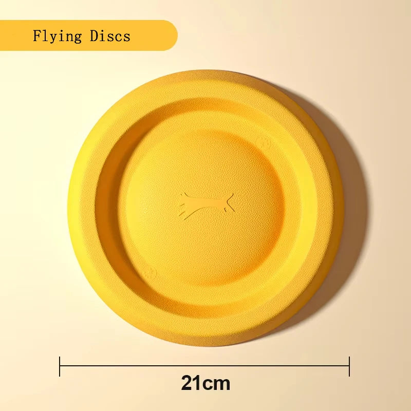 EVA Durable Dog Toys 4 Pack  Flying Disc + Ball + Tug Rope for Puppy&Adult Dogs  Chew-Proof