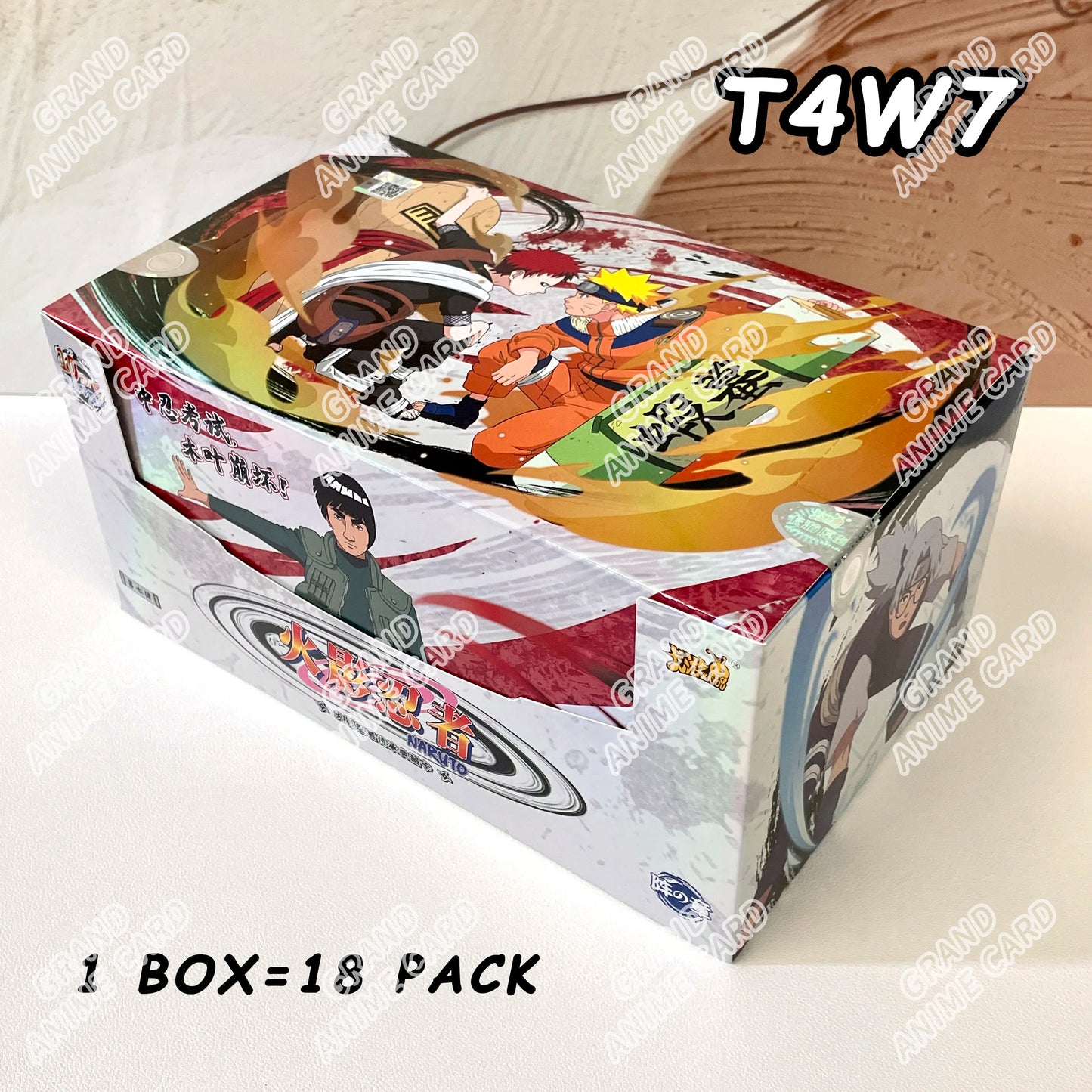 KAYOU Genuine Naruto Cards T2W9 T2W8 Booster Box Anime TCG Rare Ninja World Fight Chapter Collection