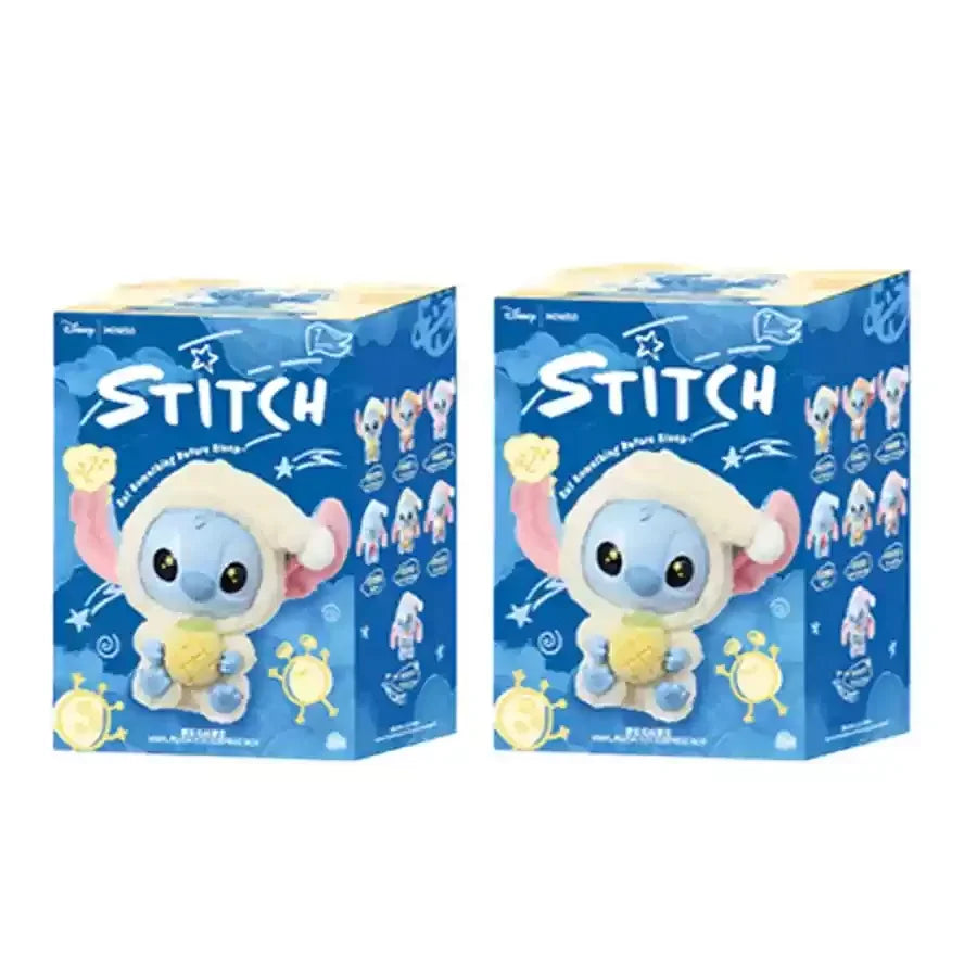 New Stitch Eat Some Thing Before Sleep Series Vinyl Blind Box Cute Doll Mystery Box Toy Adult Gift