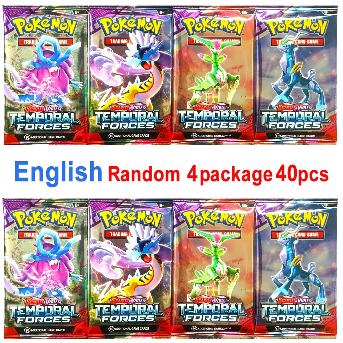 4 Pack Pokemon Cards 151 Team up Sun & Moon Thunder English Trading Card Collectible