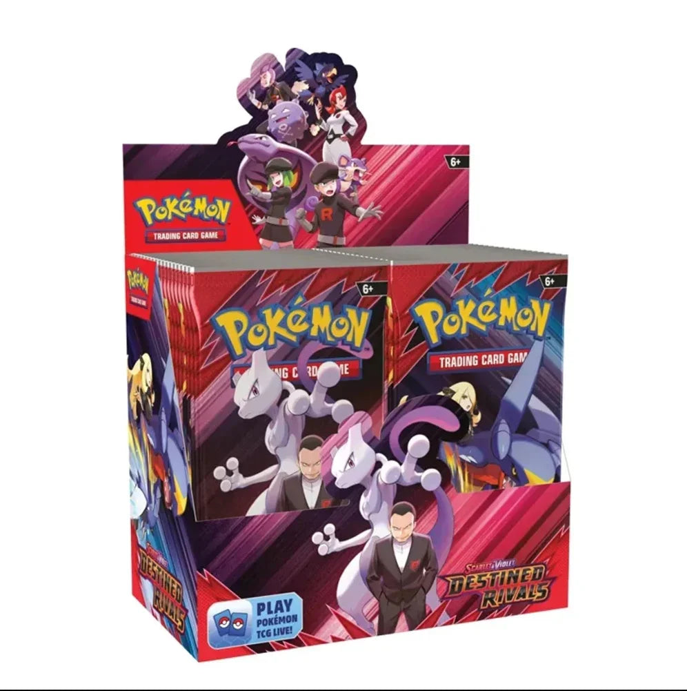 360Pcs Pokemoned Destined Rivals Prismatic Evolutions Card Stellar Crown 151 Ultra Prism English Booster Battle