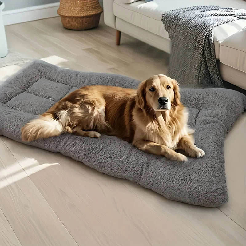 Dog Pet Beds Extra Large Plush Bed Sofa Thickened Super Soft Polyester Mat For Large Dog