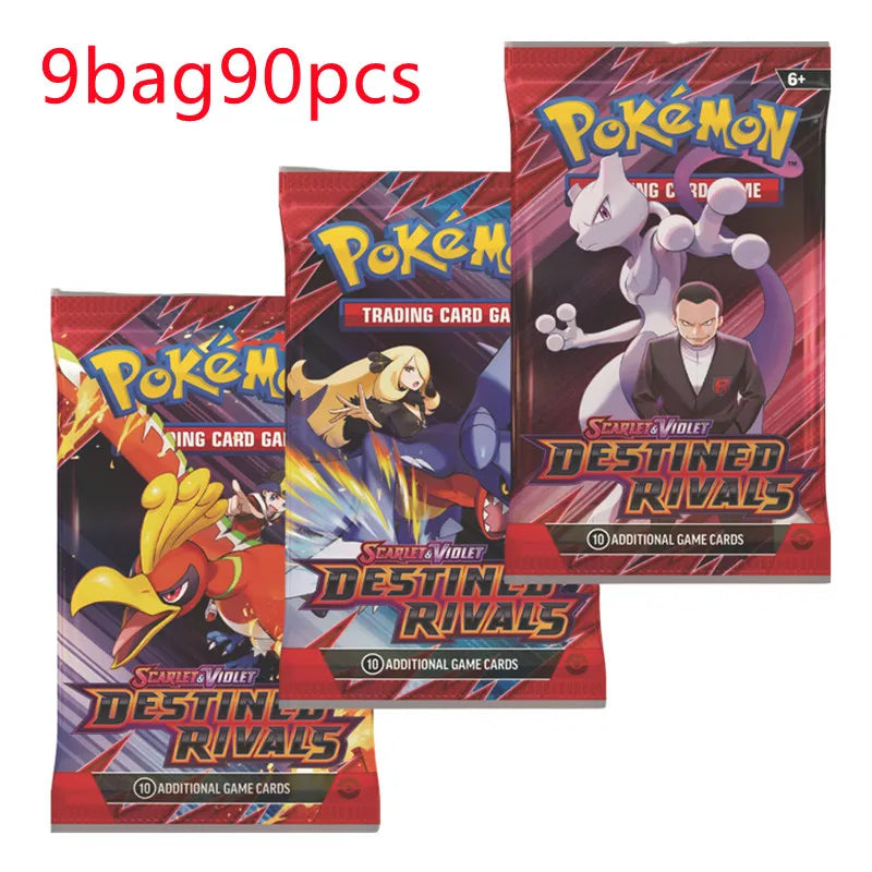 360Pcs Pokemon Destined Rivals Prismatic Evolutions Card Stellar Crown 151 Ultra Prism English Booster Battle Transaction Card