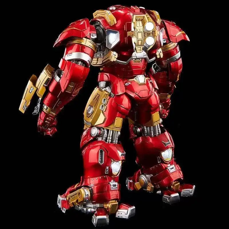 Comicave Iron Man MK44 Hulk Buster, Alloy Material, 29cm in Height, LED Articulated Figure, Collectible Model
