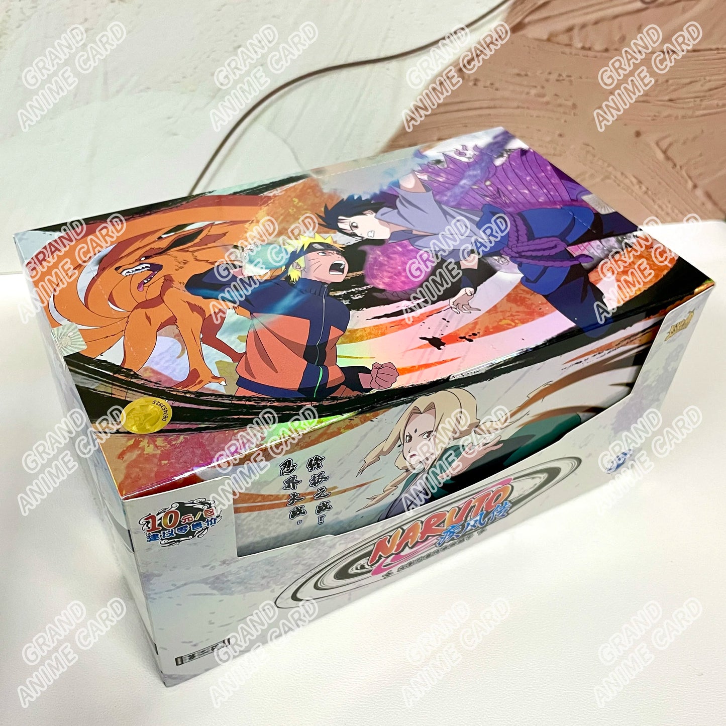 KAYOU Genuine Naruto Cards T2W9 T2W8 Booster Box Anime TCG Rare Ninja World Fight Chapter Collection