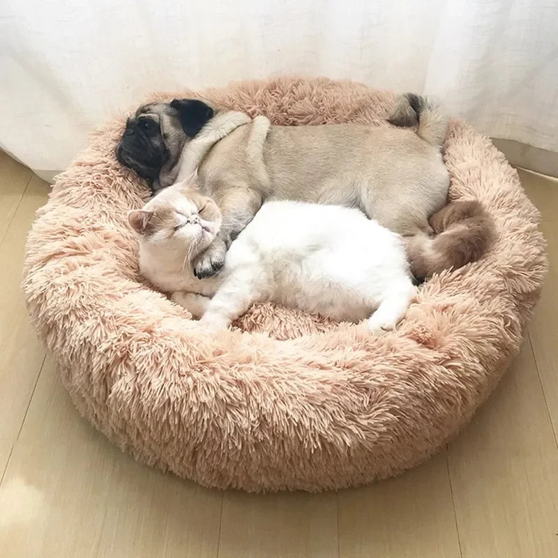 40-90cm 6 Sizes Round Super Soft Pet Bed for Large Dog & Cat