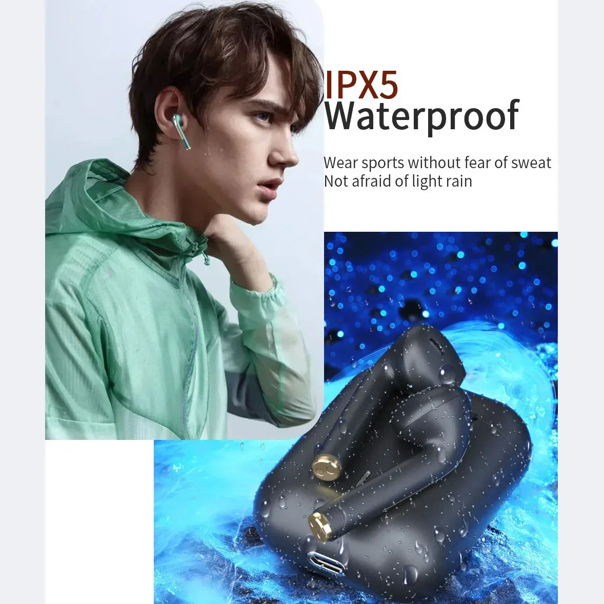 XIAOMI J18 Headset Wireless Earphones Bluetooth Headphones True For Stereo Sport Game TWS Earbuds With Mic