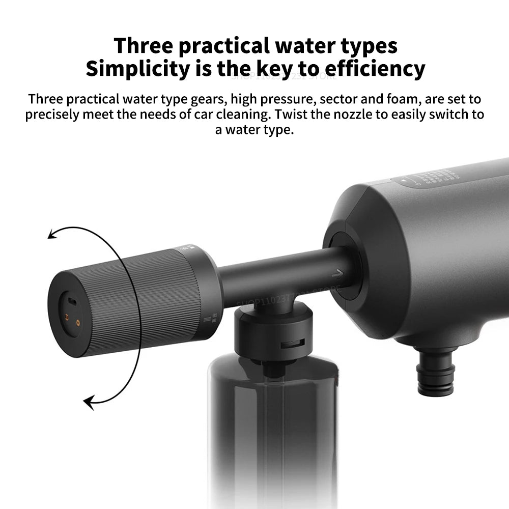 Original New Xiaomi Mijia Wireless Car Washer 2 160L/h Large Water Volume Efficient Flushing High Pressure cleaning