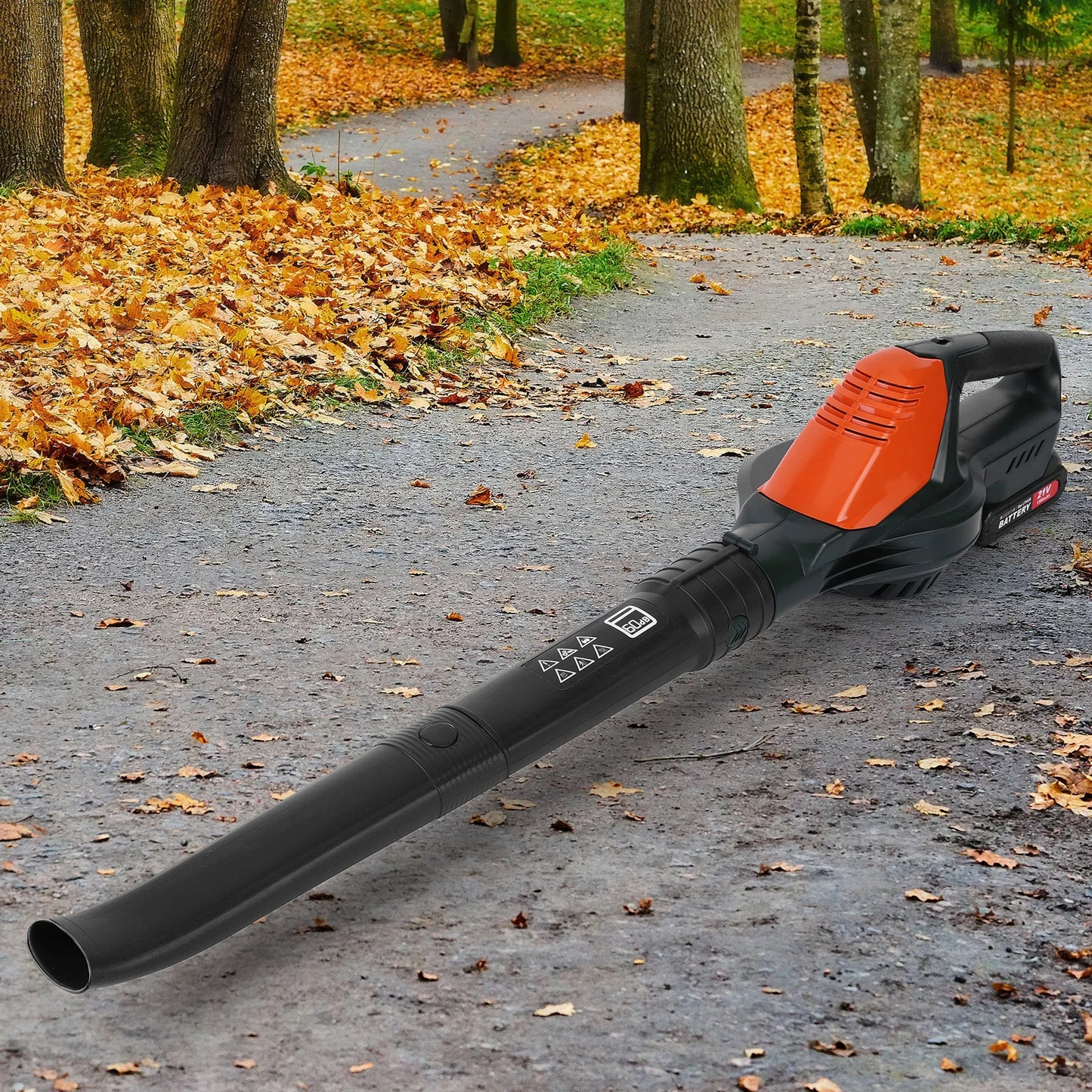 Cordless Leaf Blower 16500RPM Portable Leaf Shredder Lightweight