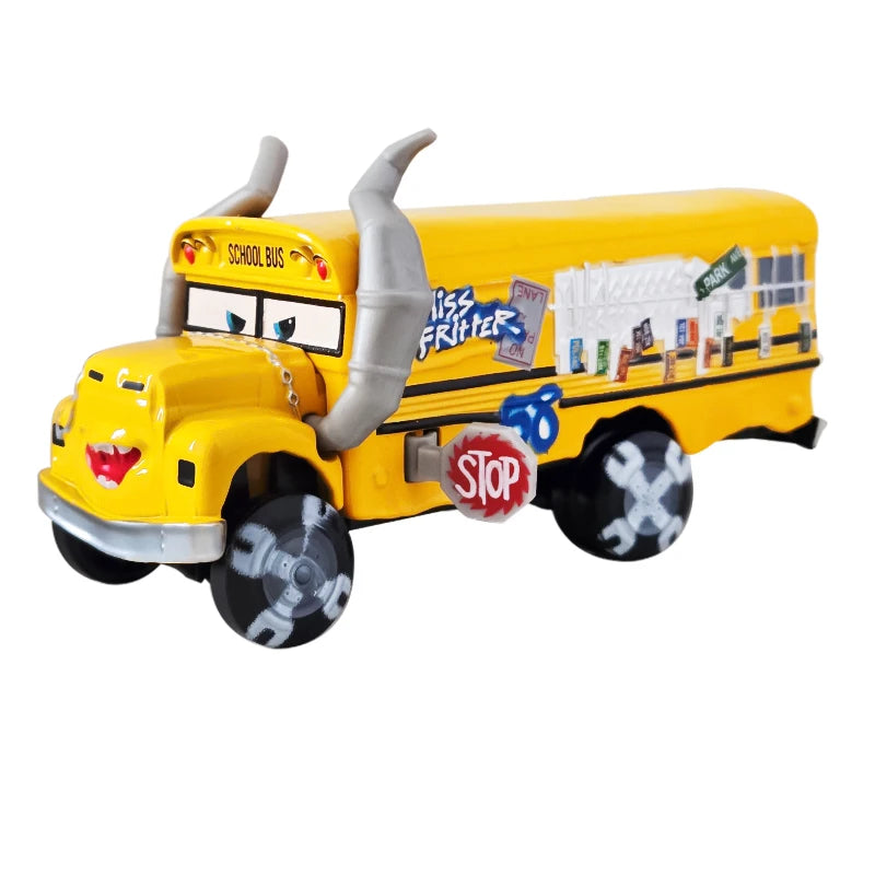 Disney Pixar Cars 3 2 Toy Lightning Mcqueen Mack Truck Mater Miss Fritter Frank Queen Cars