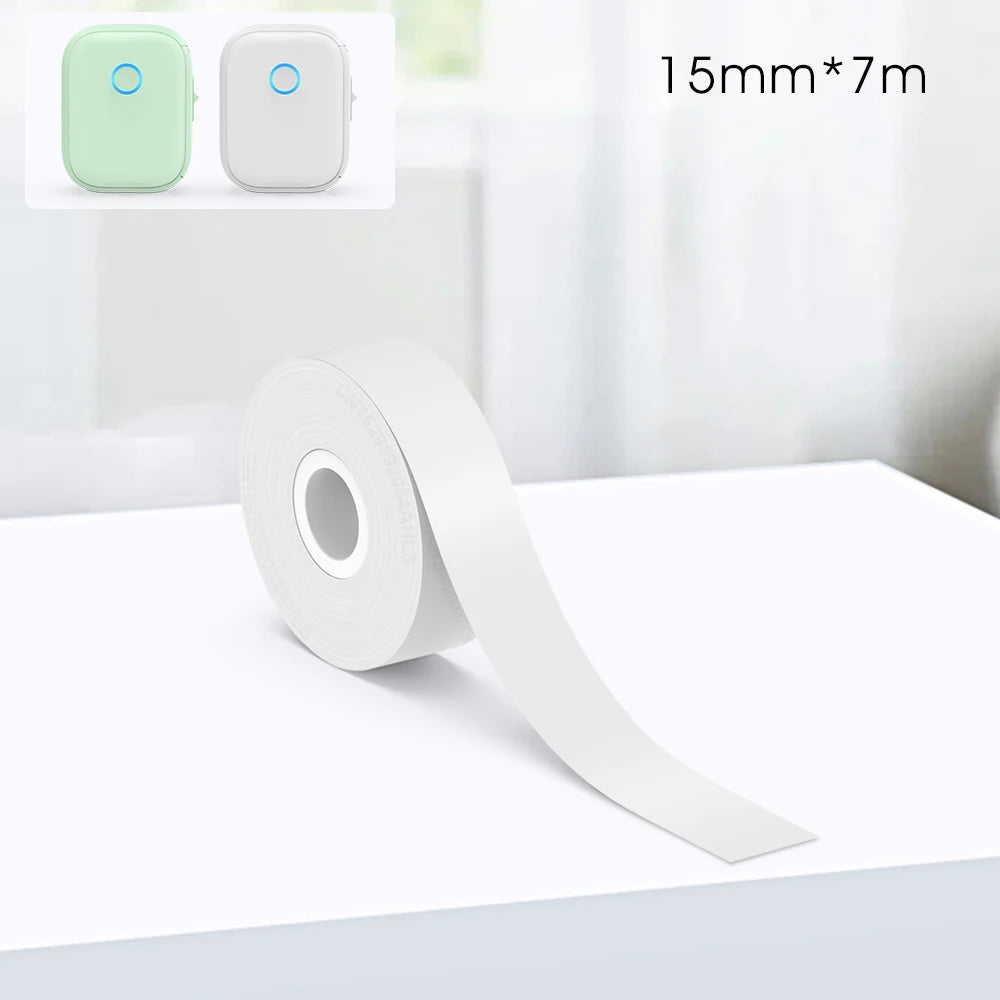 Portable Mini Printer Thermal Printer Adhesive Sticker Labelling Machine P12