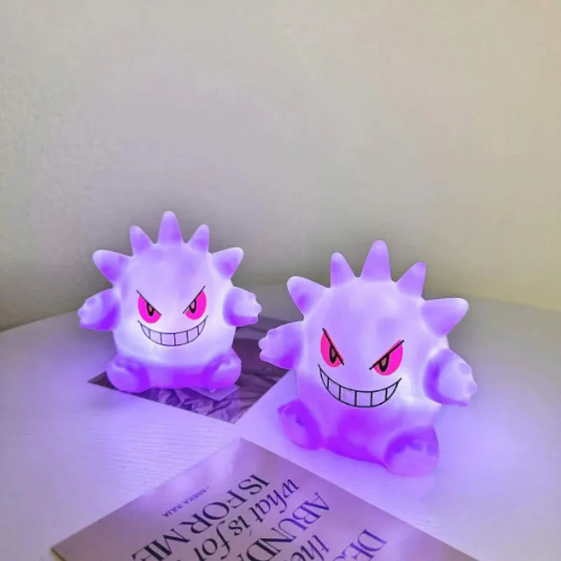 Gengar Pokemon Pikachu Night Light Cute Anime Soft Light Bedroom Bedside