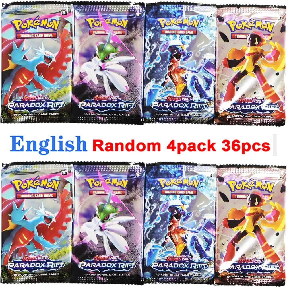 4 Pack Pokemon Cards 151 Team up Sun & Moon Thunder English Trading Card Collectible