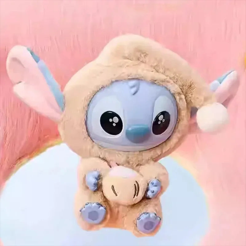 Mystery Disney New Stitch Eat Some Thing Before Sleep Series Vinyl Blind Box Bag Pendant Cute Plush Doll