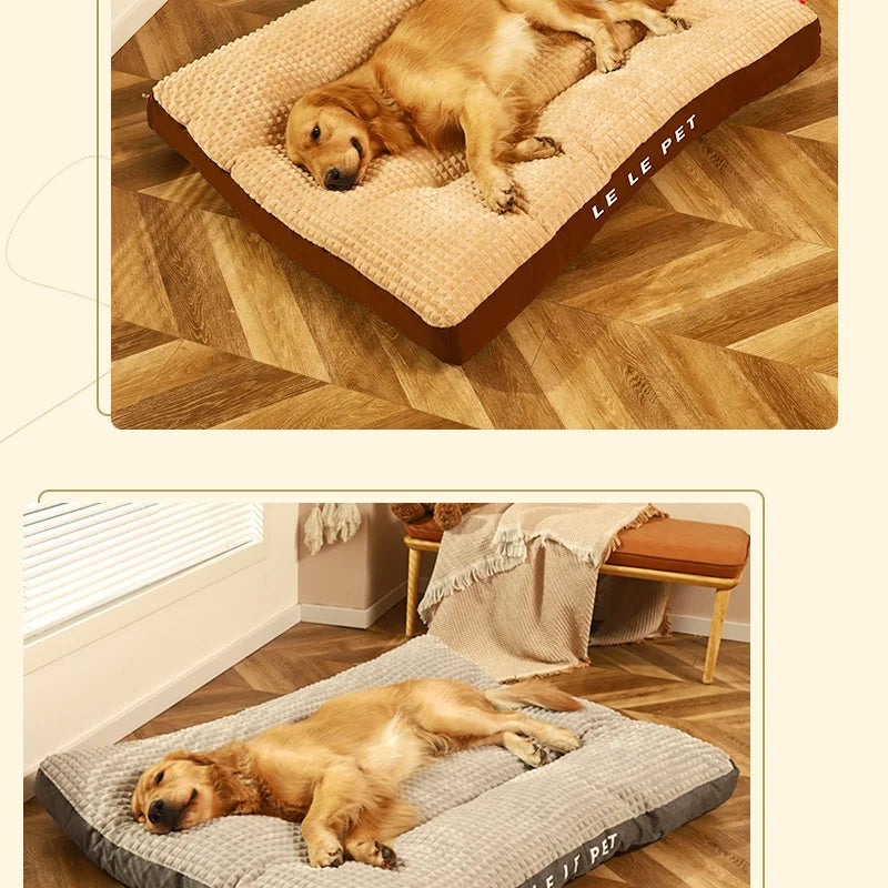 Warm Dogs Sleeping Bed Soft Fleece Pet Blanket Detachable Cat Puppy Mat Cushion for Small Medium Large Pet