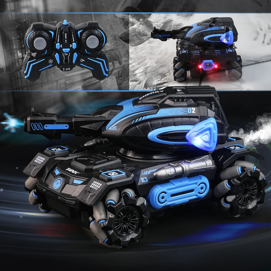 RC Spray Car 2.4G Four-Wheel Stunt Launch Toy Car