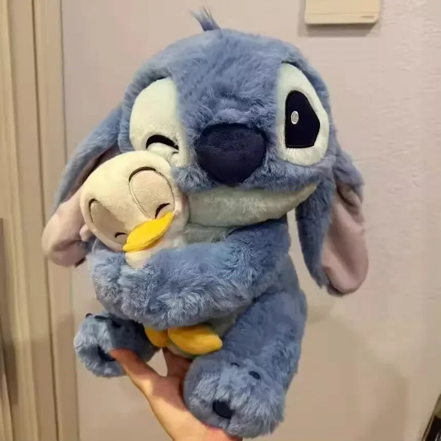 New Disney 20cm Plush Doll Stitch Lilo Cute Duck Stuffed Toy Children's Birthday Gift