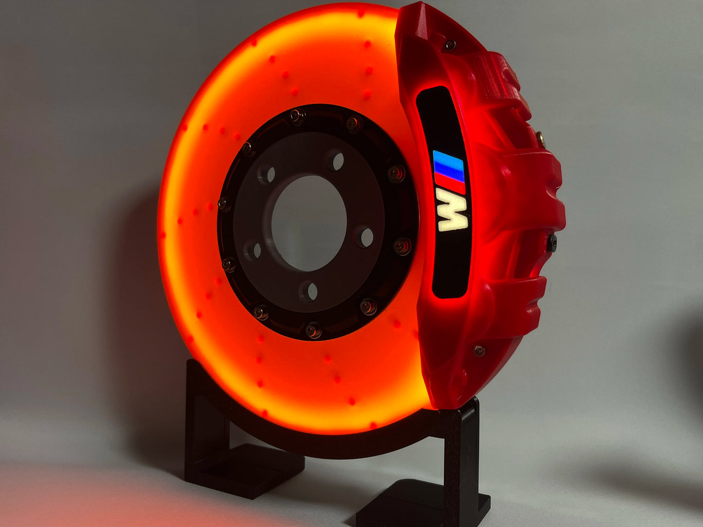 Creative Diy Brake Disc Modified Led Atmosphere Lights Handmade Desktop Wall-Mounted Night Light