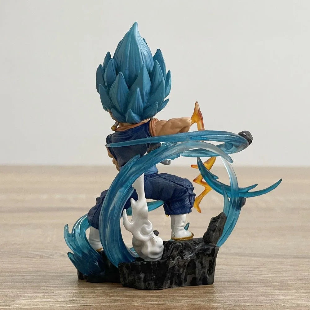 Hot Dragon Ball Z Anime Figure Q Version Vegeta 11CM Collection Figurine Model Toys