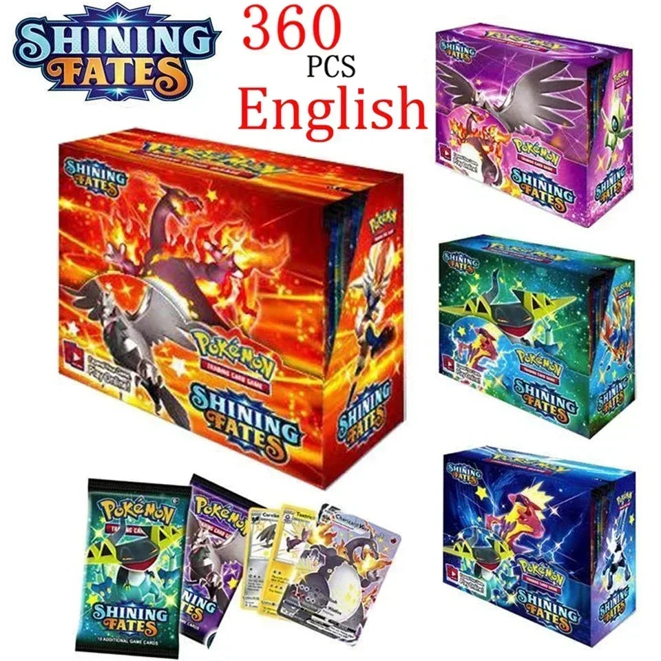 360Pcs Pokemoned Destined Rivals Prismatic Evolutions Card Stellar Crown 151 Ultra Prism English Booster Battle