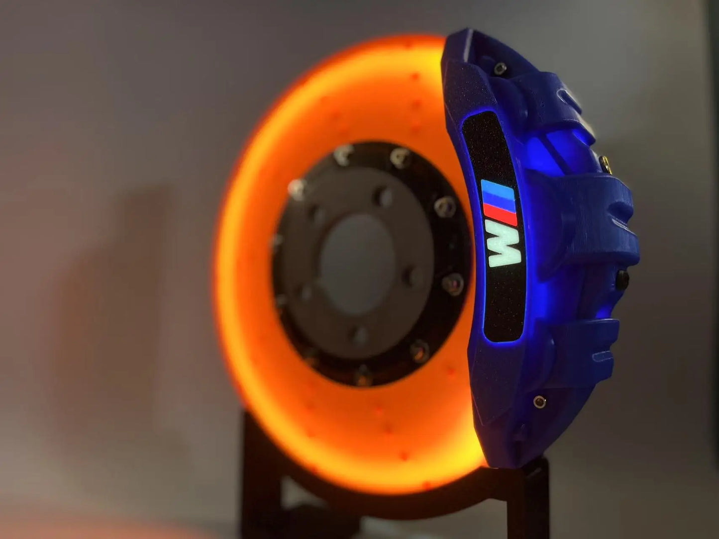 Creative Diy Brake Disc Modified Led Atmosphere Lights Handmade Desktop Wall-Mounted Night Light